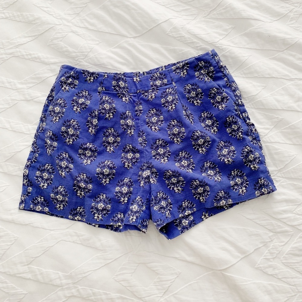 Madewell high rise floral shorts size 2